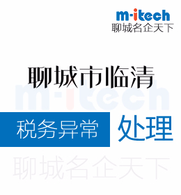聊城市臨清開機公司代辦理企業(yè)稅務(wù)異常記賬處理